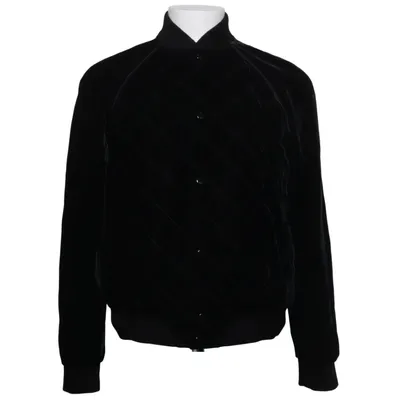 Bomberjacka (Svart) från Saint Laurent Bomull, Kupro, Elastan, Polyamid, Polyester, Viskos