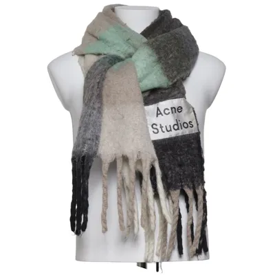 Schal (Grau, Grün, Schwarz) von Acne Studios Polyamid, Wolle