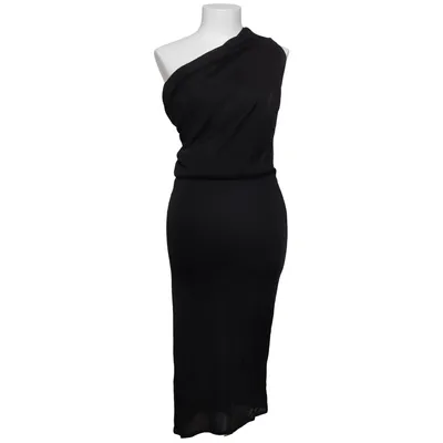 Robe (Noir) de Alexander McQueen Élasthane, Soie, Viscose