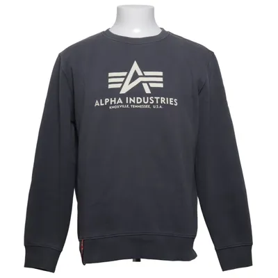 Sweatshirt (Grijs) van Alpha Industries Katoen, Polyester