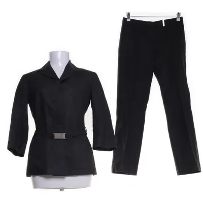 Kostym (Grå) från Versace Jeans Couture Bomull, Linne, Polyuretan, Acetat, Viskos