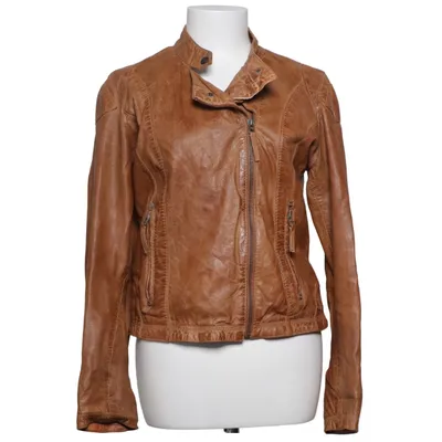 Bikerjack (Bruin) van Oakwood Katoen, Polyester