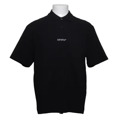 Polo (Noir) de Off-White Coton, Élasthane