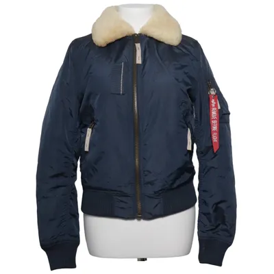 Bomberjacka (Blå, Beige) från Alpha Industries Päls, Polyamid, Polyester