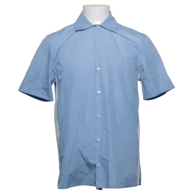 Short sleeve shirt (Blue, White) from Prada