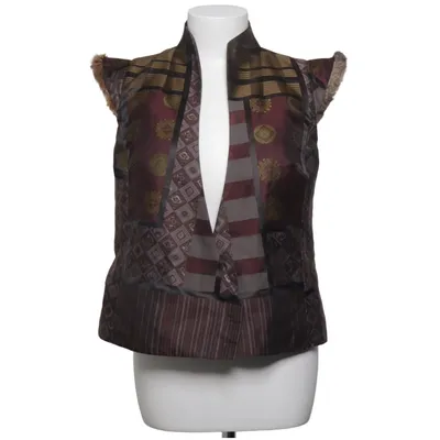 Gilet (Rouge, Multicolore) de Kenzo Acrylique, Coton, Polyester, Soie