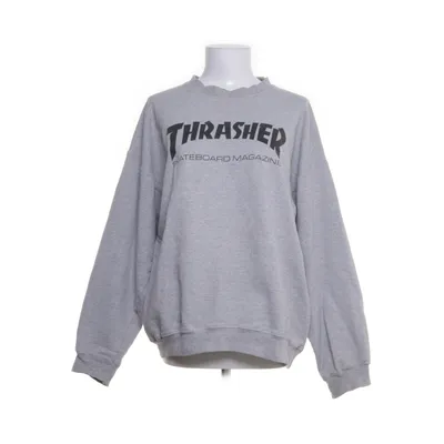 Collegetröja (Grå) från Thrasher Bomull, Polyester