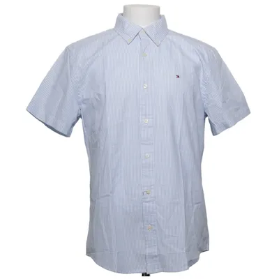 Short sleeve shirt (Blue, White) from Tommy Hilfiger Cotton
