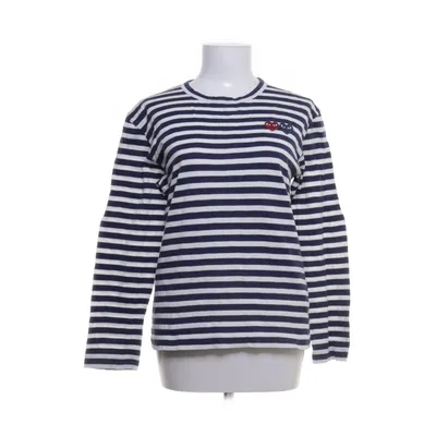 Langærmet t-shirt (Blå, Hvid) fra Comme des Garçons PLAY Bomuld