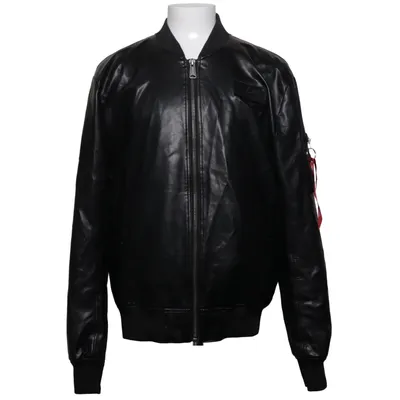 Bomberjakke (Sort) fra Alpha Industries Polyester, Polyurethan, Viscose