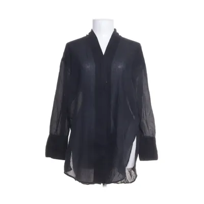 Blouse (Black) from Helmut Lang Acetate, Cotton, Elastane, Polyamide, Viscose