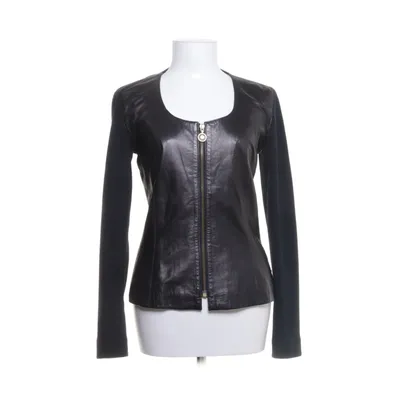 Läderjacka (Svart) från MCM Polyester, Skinn, Viskos