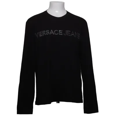T-shirt à manches longues (Noir) de Versace Jeans Coton