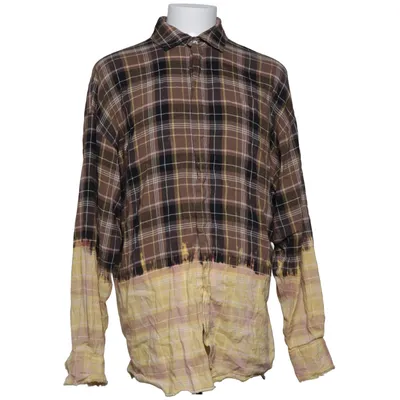 Chemise en flanelle (Marron, Jaune, Multicolore) de Palm Angels Élasthane, Lin, Viscose