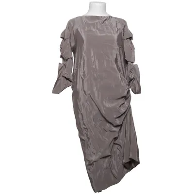Dress (Gray, Silver) from Haider Ackermann Cotton, Viscose
