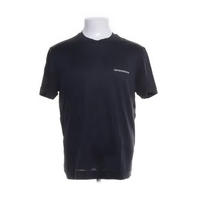 T-shirt (Blauw) van Emporio Armani Katoen, Lyocell