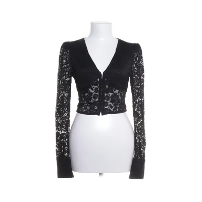 Blouse (Black) from Amisu Elastane, Polyamide, Polyester