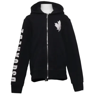 Capuchon sweater (Zwart) van Dsquared2 Katoen, Elastaan