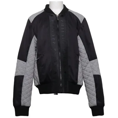 Bomberjakke (Sort, Grå) fra Philipp Plein Junior Bomuld, Polyester