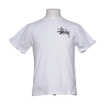 T-shirt (Hvid) fra Stüssy Bomuld, Polyester