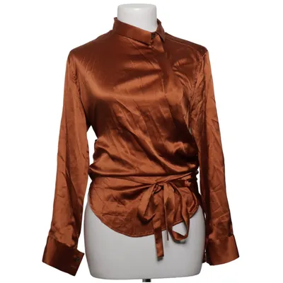 Shirt (Brown) from Ann Demeulemeester Elastane, Silk