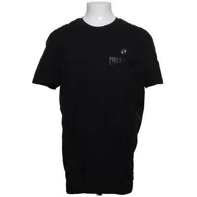T-shirt (Sort) fra Philipp Plein Homme Bomuld, Polyester