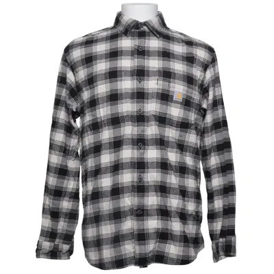 Flannel shirt (Black, White) from Carhartt Cotton, Elastane