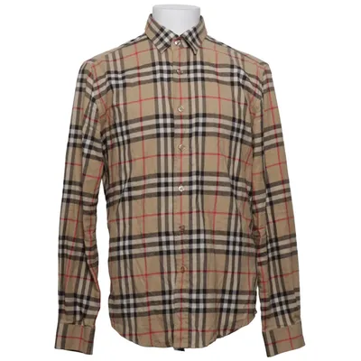 Flanellskjorta (Beige, Svart, Röd) från Burberry Bomull