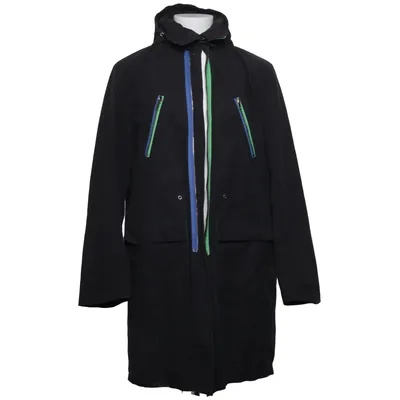 Parka (Noir) de Raf Simons Polyester, Viscose