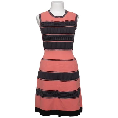 Robe (Rose, Noir) de Versace Jeans Polyamide, Viscose
