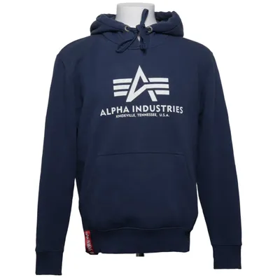 Sweat à capuche (Bleu) de Alpha Industries Coton, Polyester