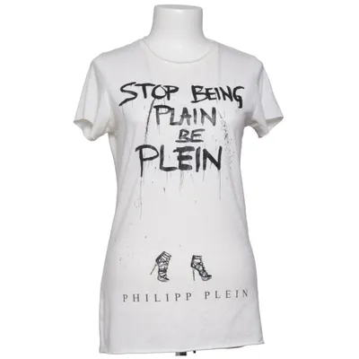 T-shirt (Blanc) de Philipp Plein Couture Élasthane, Polyester, Viscose