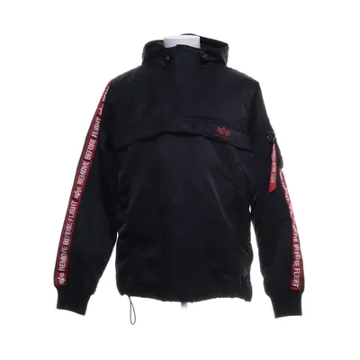 Anorak (Zwart) van Alpha Industries Nylon, Polyester