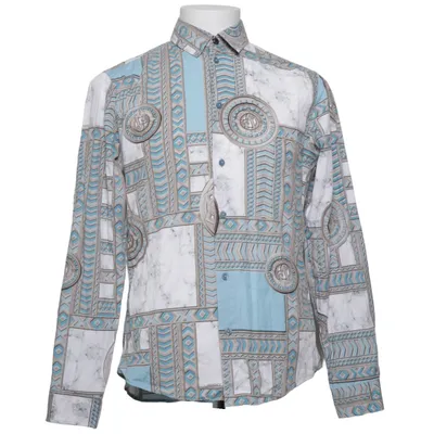 Chemise (Bleu, Blanc, Multicolore) de Versace Jeans Coton