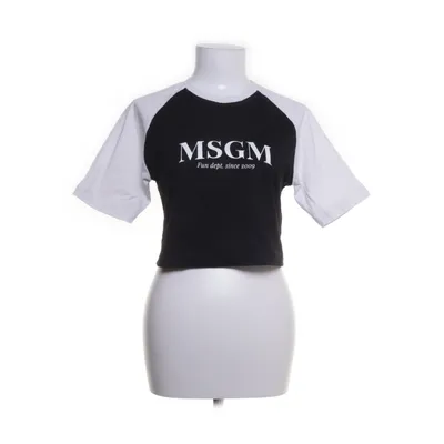 Crop top (Black, White) from MSGM Milano