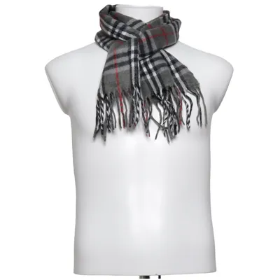 Sjaal (Grijs, Meerkleurig) van Burberry Wol
