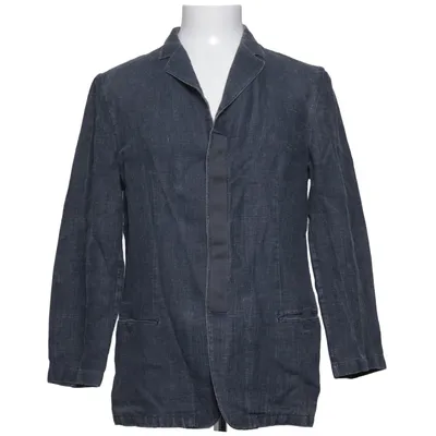 Kavaj (Blå) från Emporio Armani Bomull, Linne, Polyester