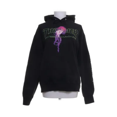 Capuchon sweater (Zwart) van Thrasher Katoen, Polyester