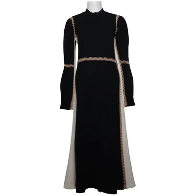 Maxi dress (Black, Multicolored) from Chloé Cashmere, Elastane, Polyamide, Wool