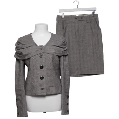 Skirt suit (Gray, Multicolored) from Kenzo Elastane, Viscose, Wool