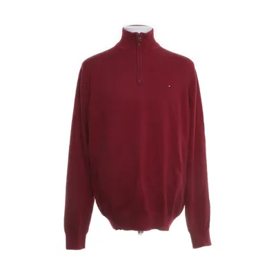 Tröja (Röd) från Tommy Hilfiger Bomull, Elastan, Skinn