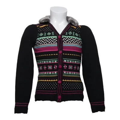 Cardigan (Zwart, Meerkleurig) van Kenzo Kids Angora, Katoen, Polyamide, Wol