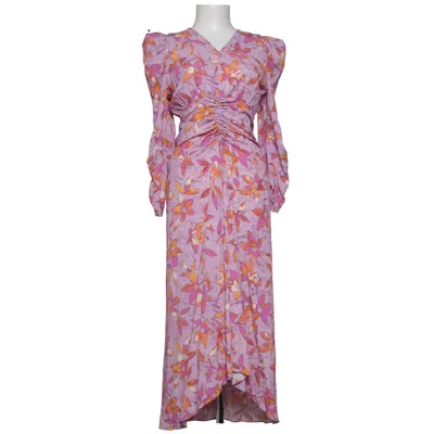 Maxi dress (Purple, Multicolored) from Isabel Marant Elastane, Silk, Viscose