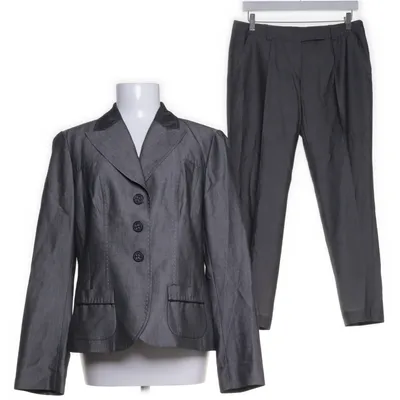 Costume (Gris) de Laurèl Soie, Viscose, Laine