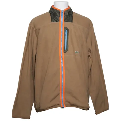 Fleece jas (Beige, Meerkleurig) van Lacoste Polyester