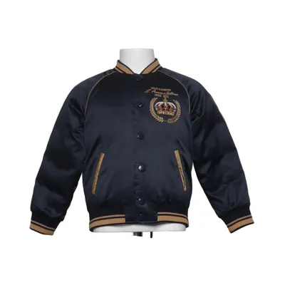 Blouson (Bleu) de Dolce & Gabbana Duvet, Élasthane, Plume, Soie, Laine