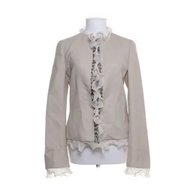 Kavaj (Beige) från Emanuel Ungaro Silke, Ull, Viskos