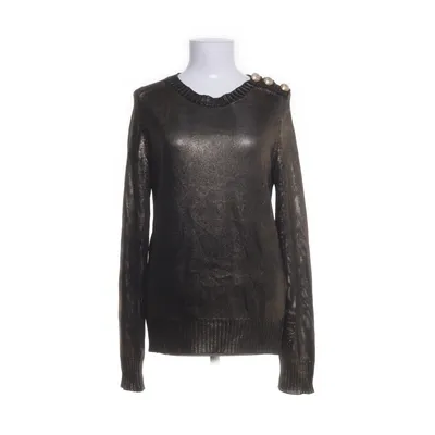 Tröja (Svart, Guldfärgad) från Balmain Viskos