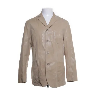 Läderkavaj (Beige) från Armani Jeans Skinn, Viskos