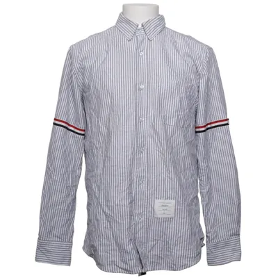 Shirt (Wit, Blauw) van Thom Browne Katoen